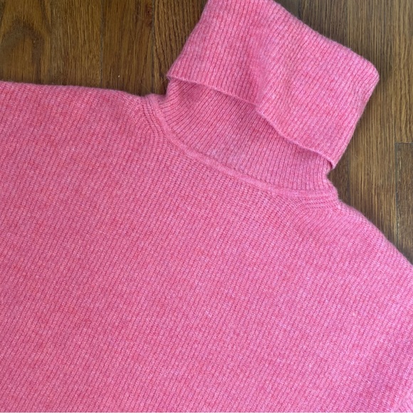 Theory Wool Karenia Turtleneck Stratus Cloud Sweater - Picture 3 of 5